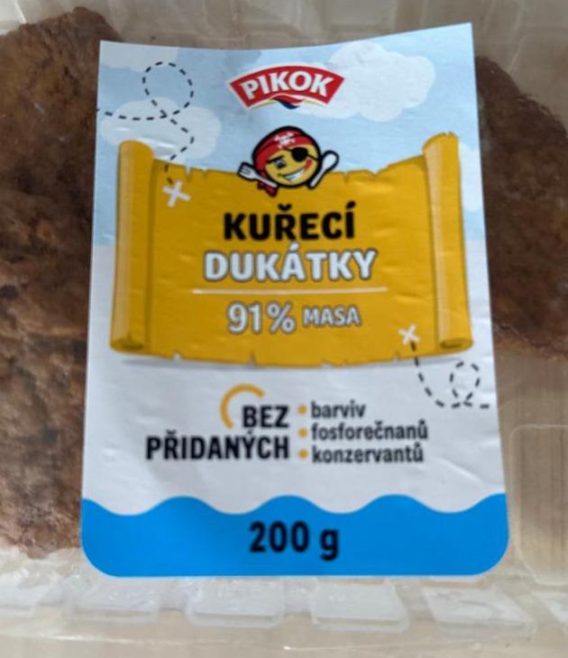 Фото - Kuřecí dukátky 91% masa Pikok