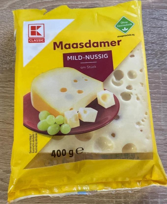 Фото - Maasdamer mild-nussig 45% K-Classic