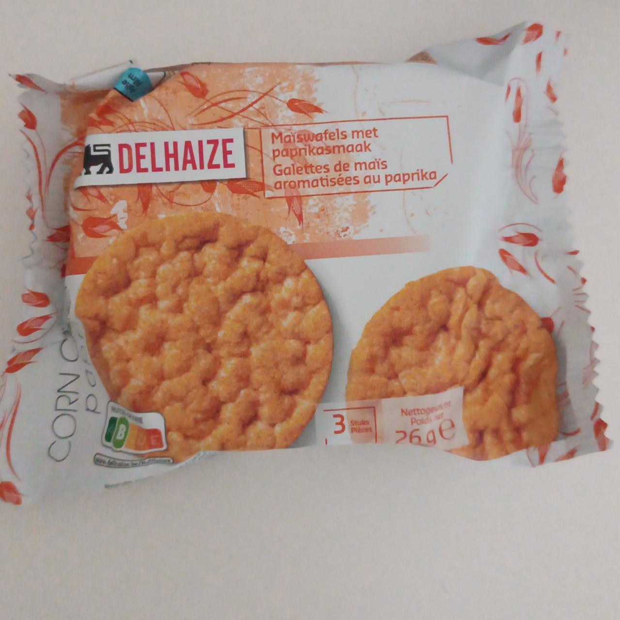 Фото - рисовые хлебцы с паприкой Delhaize