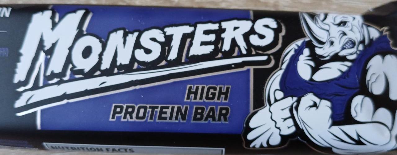 Фото - Батончик чернослив High Protein Bar Monsters