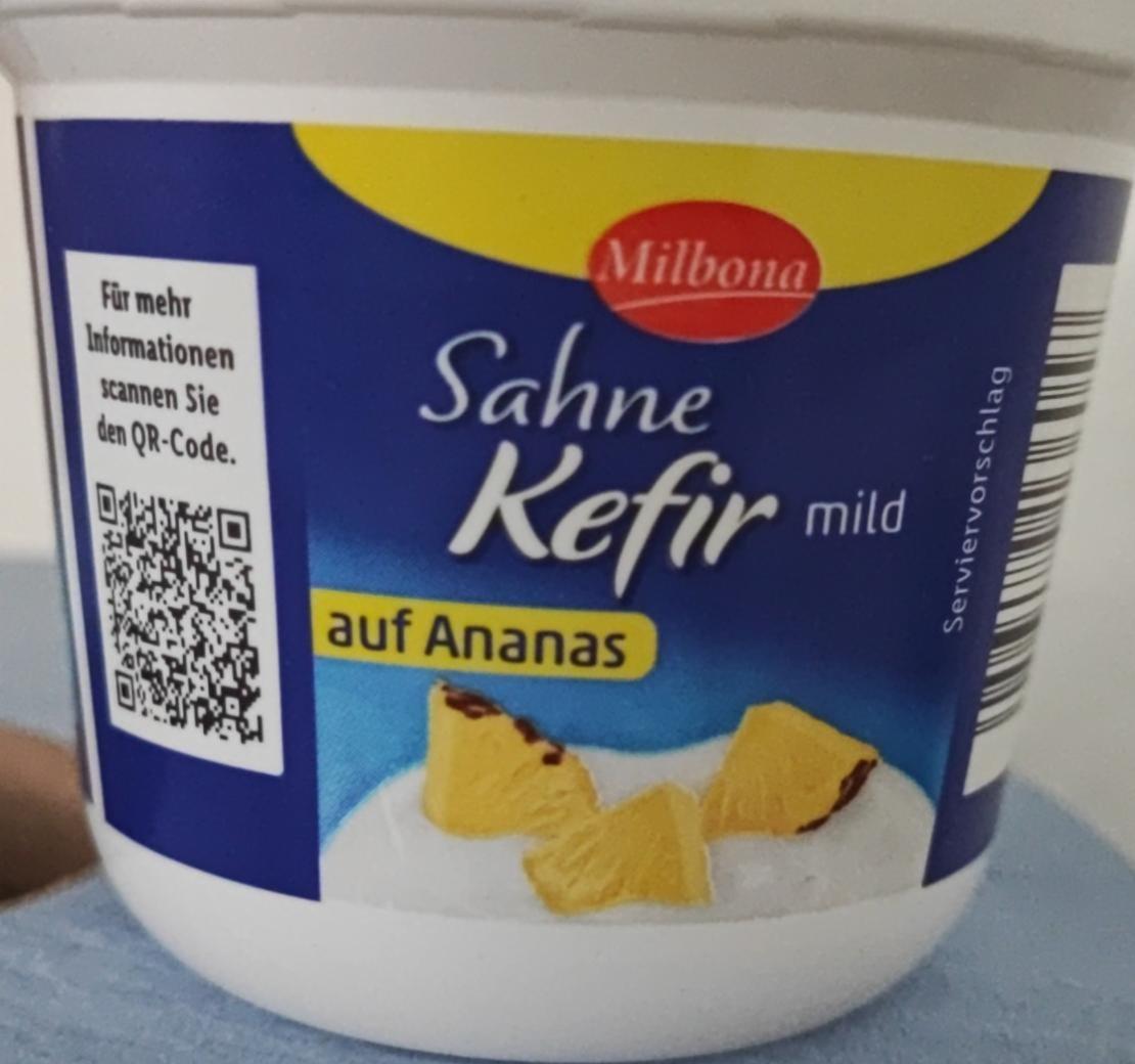 Фото - Sahne kefir mild auf ananas Milbona