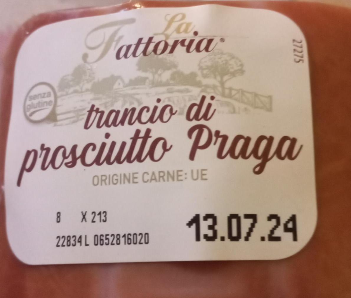 Фото - Trancio di Prosciutto Prada La origine carne La fattoria