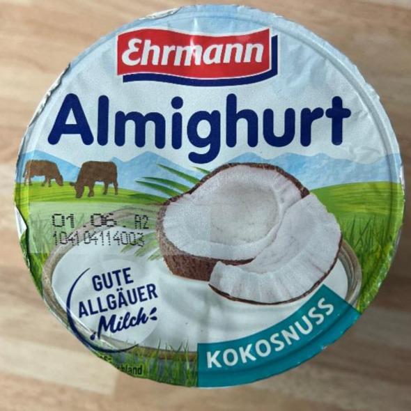 Фото - Almighurt joghurt kokosnuss Ehrmann