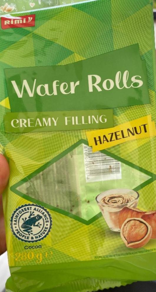 Фото - Water rolls creamy filling hazelnut Rimi