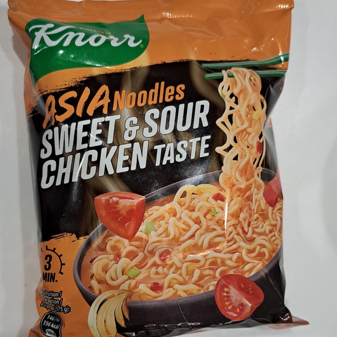 Фото - Asia noodles sweet & sour chicken taste Knorr