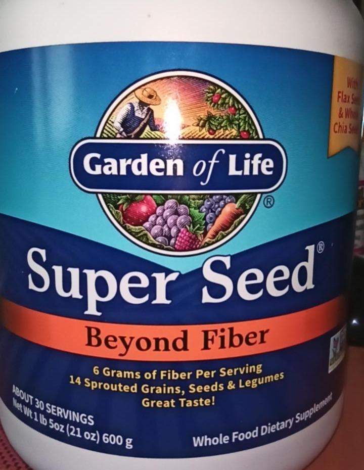 Фото - Super Seed Beyond Fiber Garden of Life