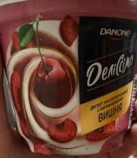 Фото - Десерт кисломолочный с наполнителем вишня 3% Danone