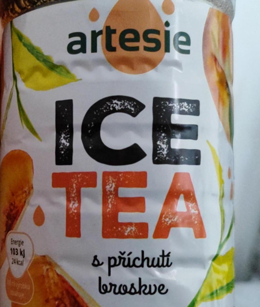 Фото - Ice Tea s příchutí broskve Artesie