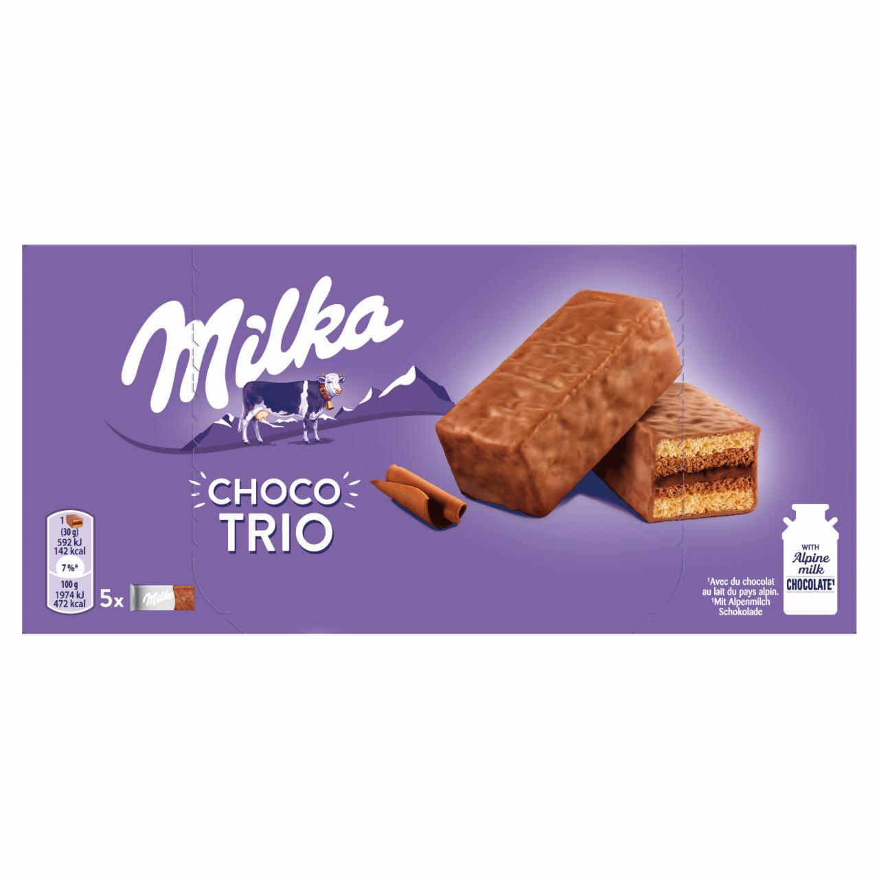 Фото - Milka бисквит choco trio