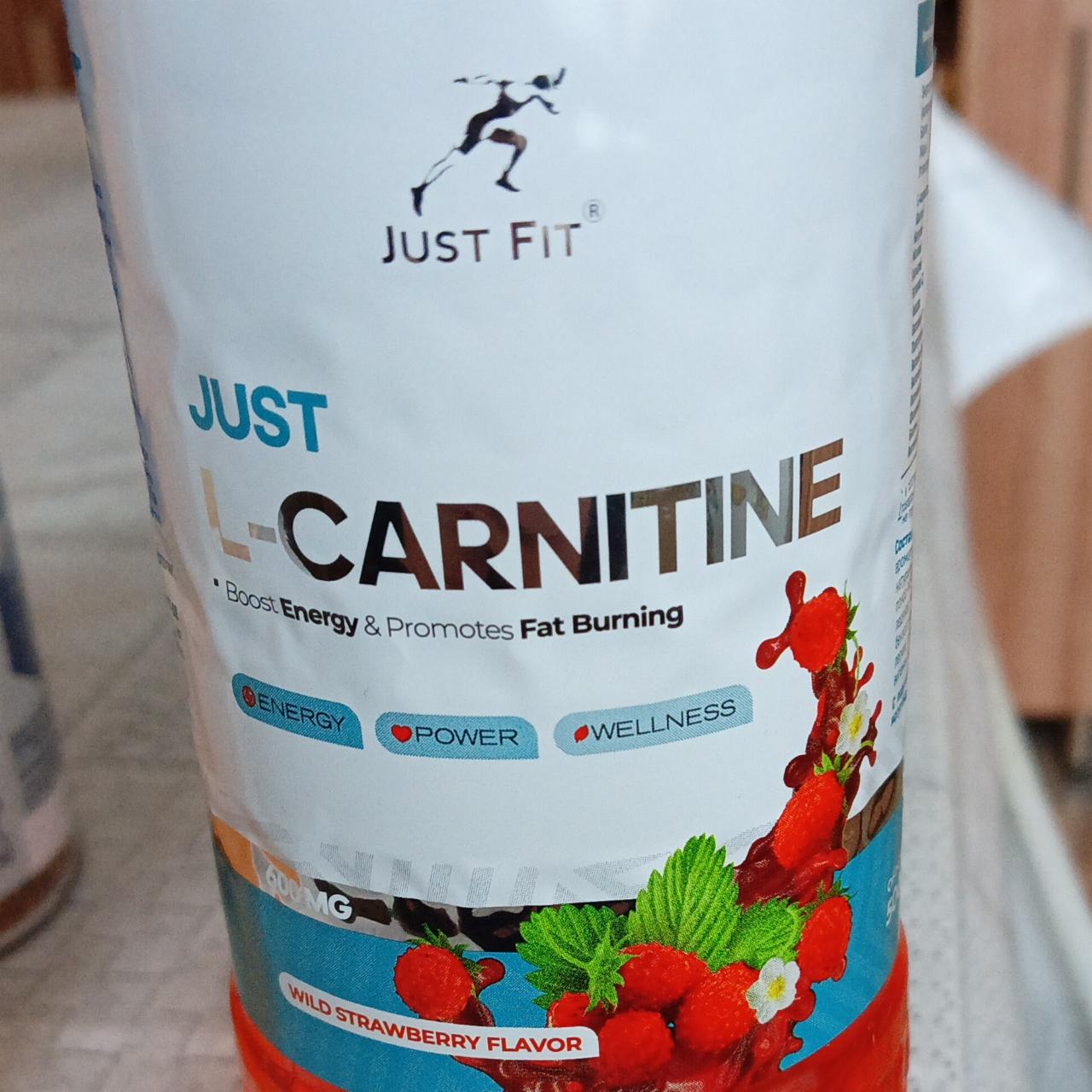 Фото - L-Carnitine just fit wild strawberry Flavor