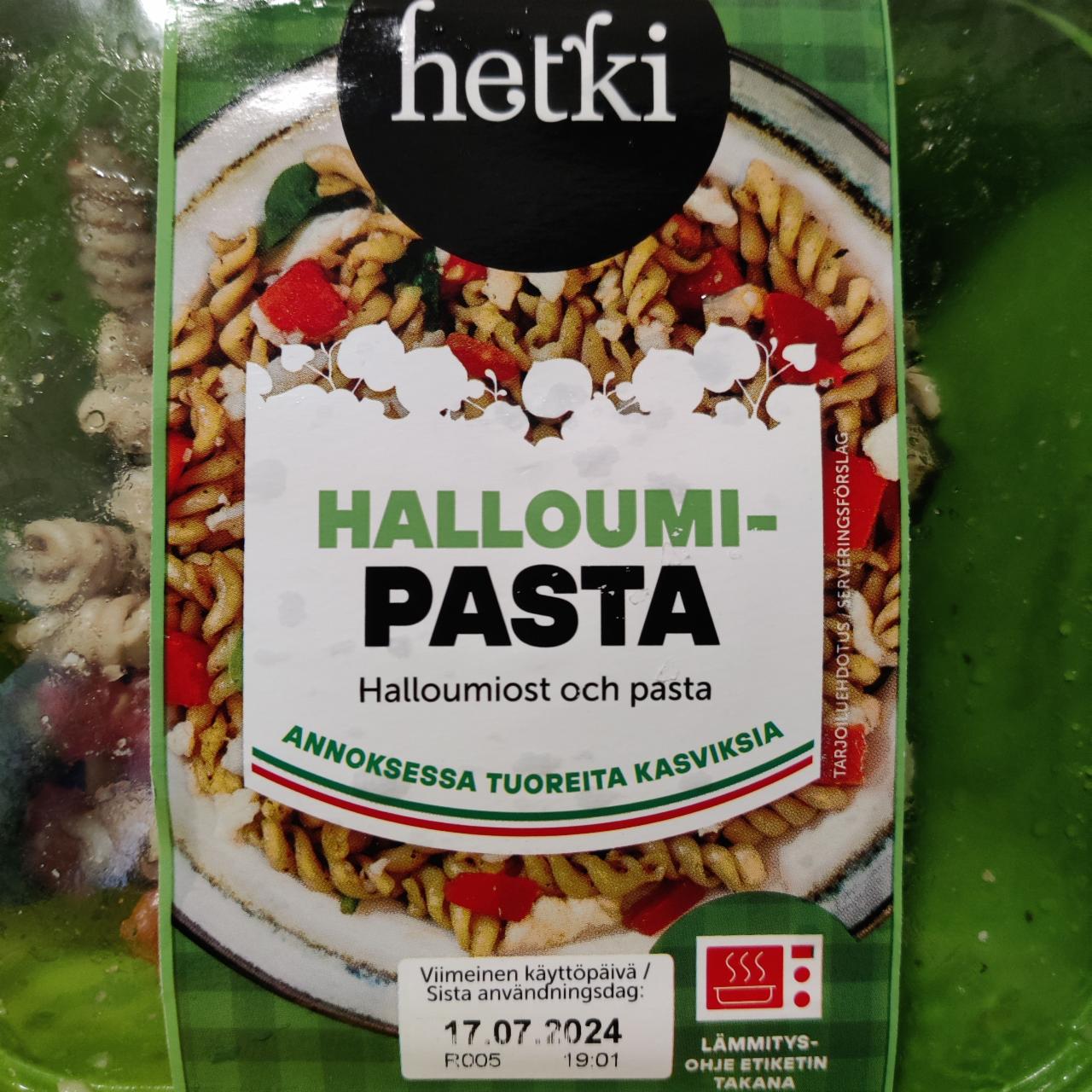 Фото - Halloumi-Pasta annoksessa yuoreita kasviksia Hetki