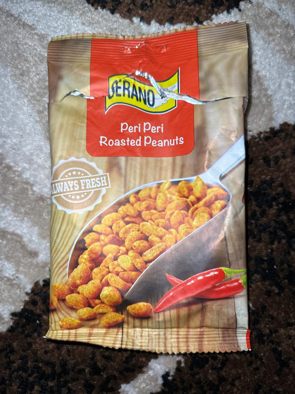 Фото - Жареный арахис Peanuts Peri-Peri Serano