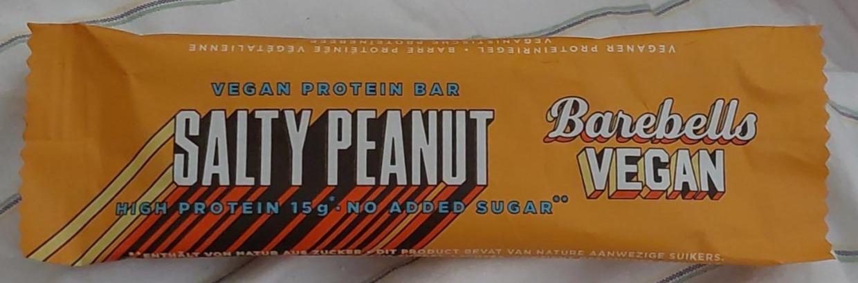 Фото - Vegan Protein Bar Salty Peanut no added sugar Barebells