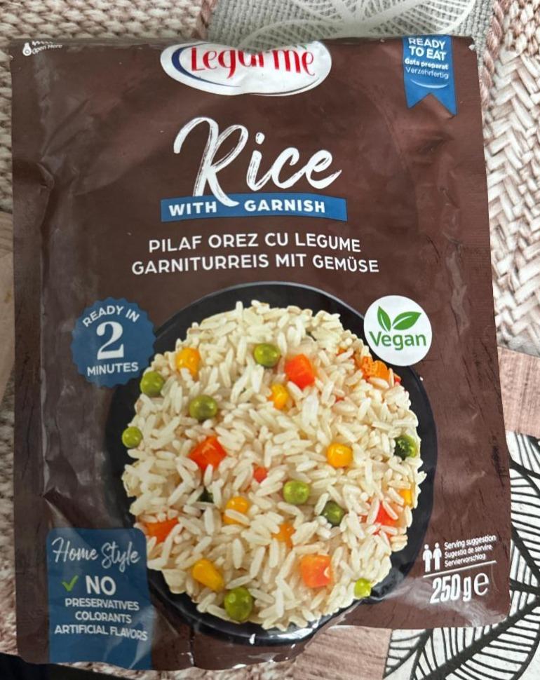 Фото - Rice with Garnish Legurme