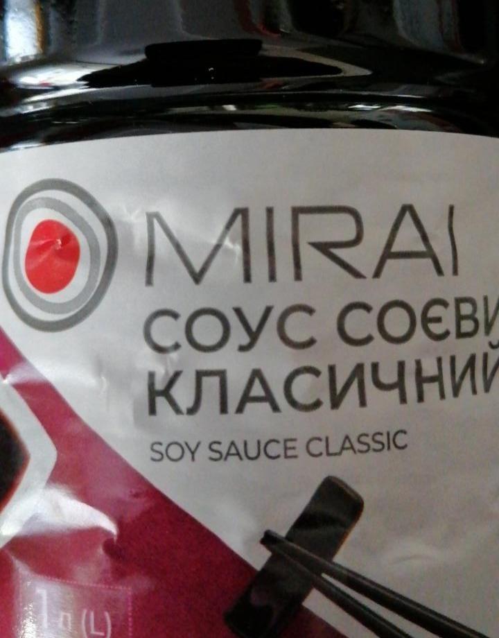 Фото - Соус соевый классический Mirai