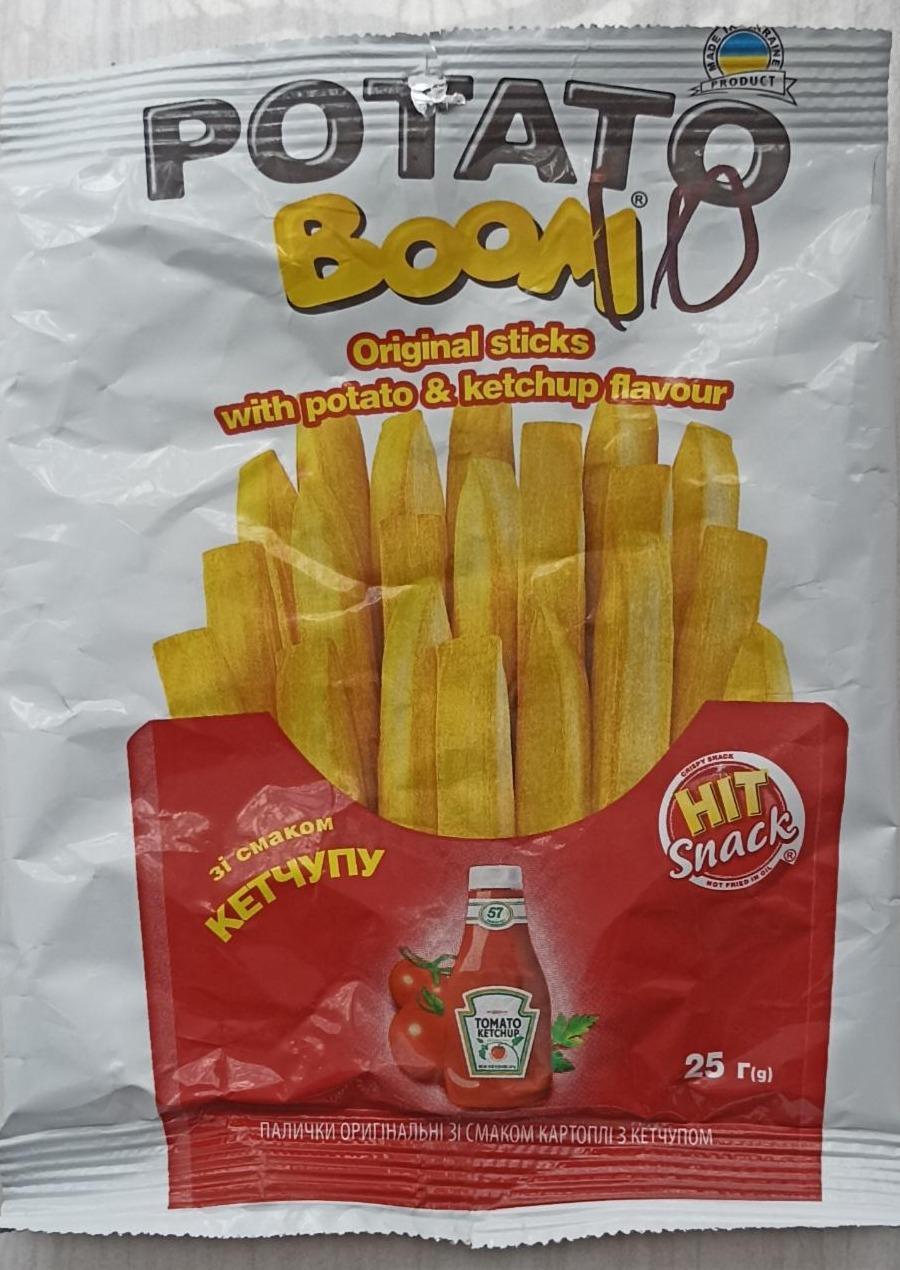 Фото - Original sticks with potato & ketchup flavour Potato Boom