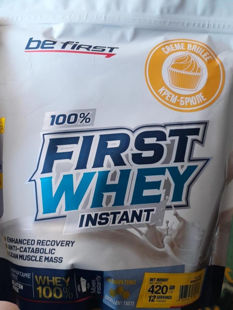 Фото - First whey instant крем-брюле Be First