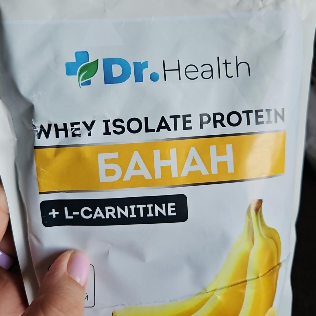 Фото - Whey isolate банан +L Carnitine Dr. Health