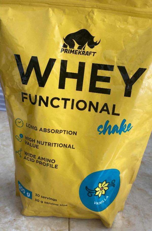 Фото - Whey functional shake vanil Prime Kraft