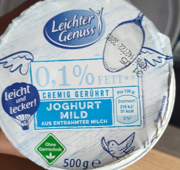 Фото - Joghurt mild 0.1% fett Leichter Genuss