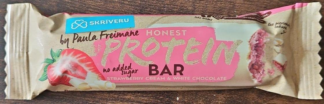 Фото - Protein bar strawberry cream&white chocolaten Skriveru