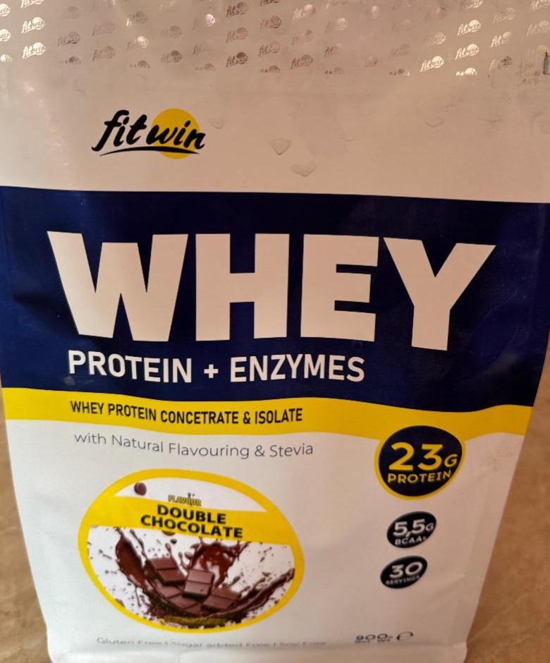 Фото - Whey protein+enzymes whey protein concetrate & isolate Fitwin