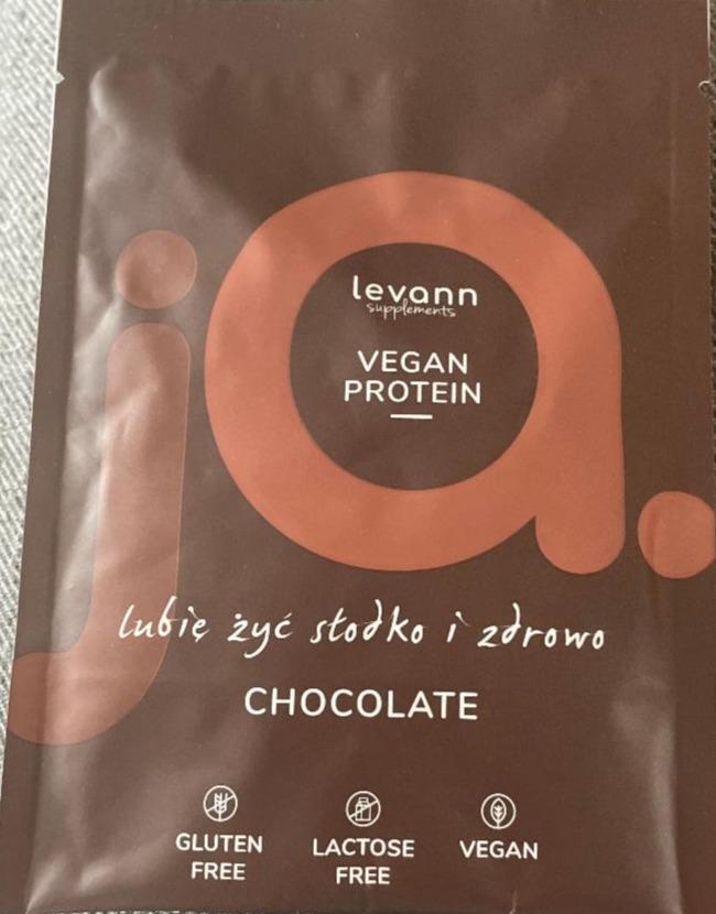 Фото - Vegan protein chokolate Levann