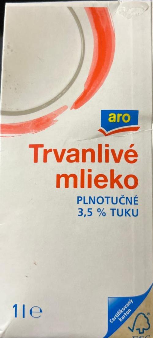 Фото - Trvanlivé mlieko plnotuvne 3.5% Aro