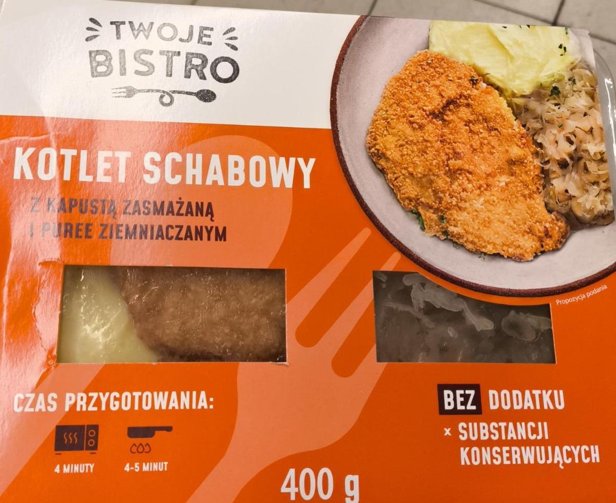 Фото - Kotlet Schabowy Z Kapustą Zasmazaną I Puree Ziemniaczanym Twoje Bistro