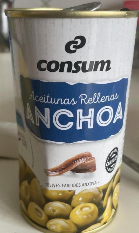 Фото - Оливки с анчоусами Anchoa Consum