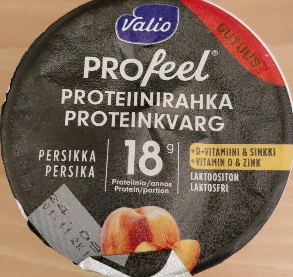 Фото - Profeel proteiinirahka persikka Valio