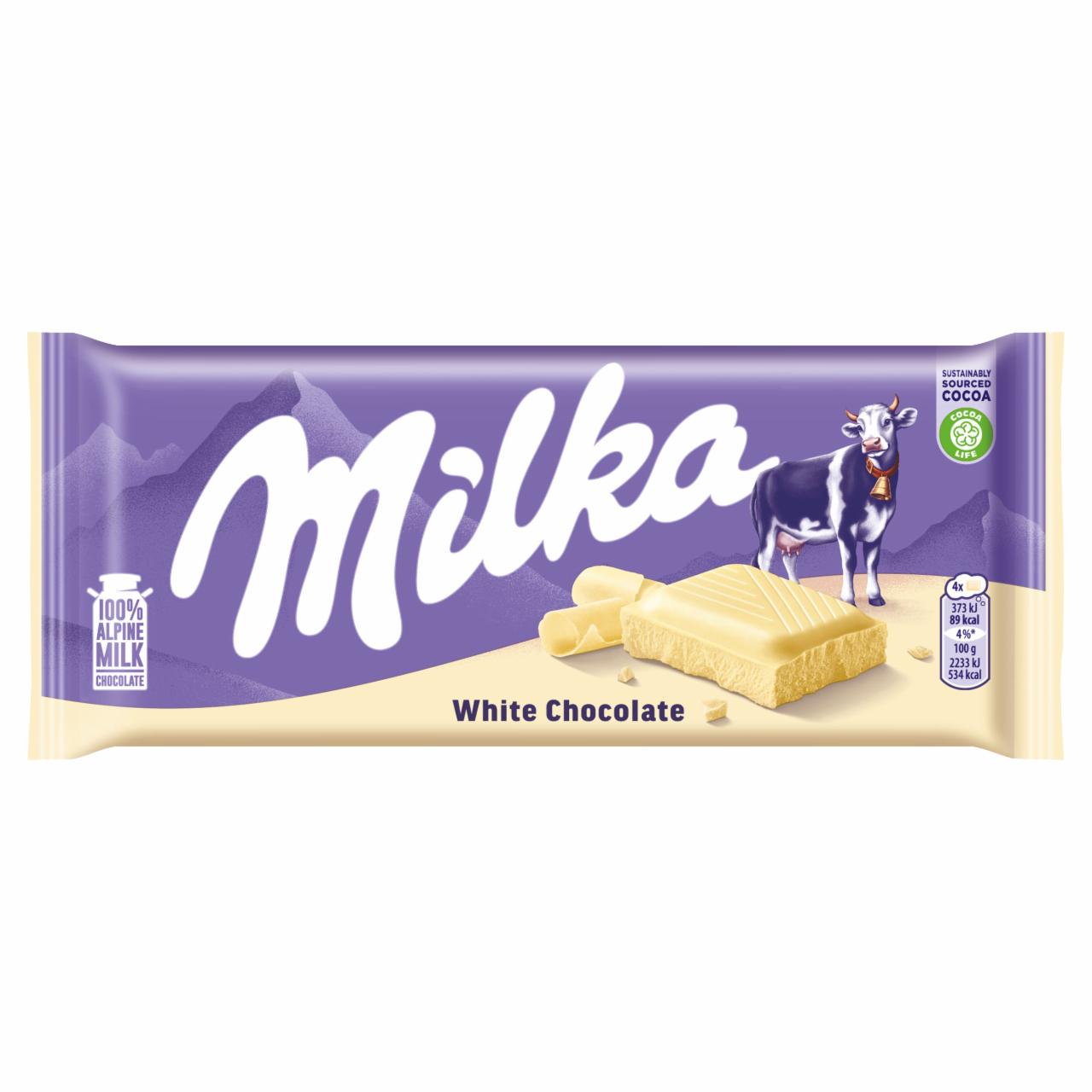 Фото - Шоколад белый White Chocolate Milka