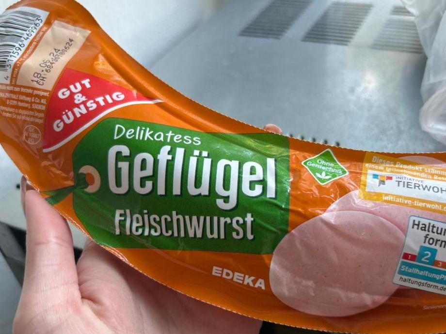 Фото - Delikatess geflügel fleischwurst Gut&Günstig