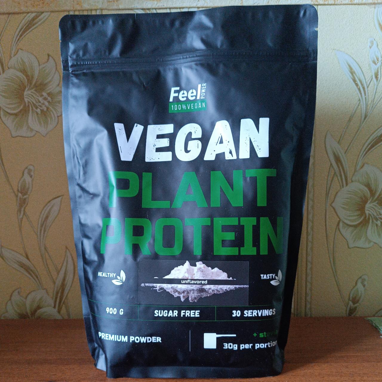 Фото - Vegan plant protein unflavored Feel power