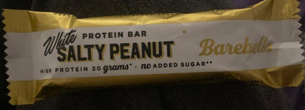 Фото - Protein Bar White Salty Peanut Barebells