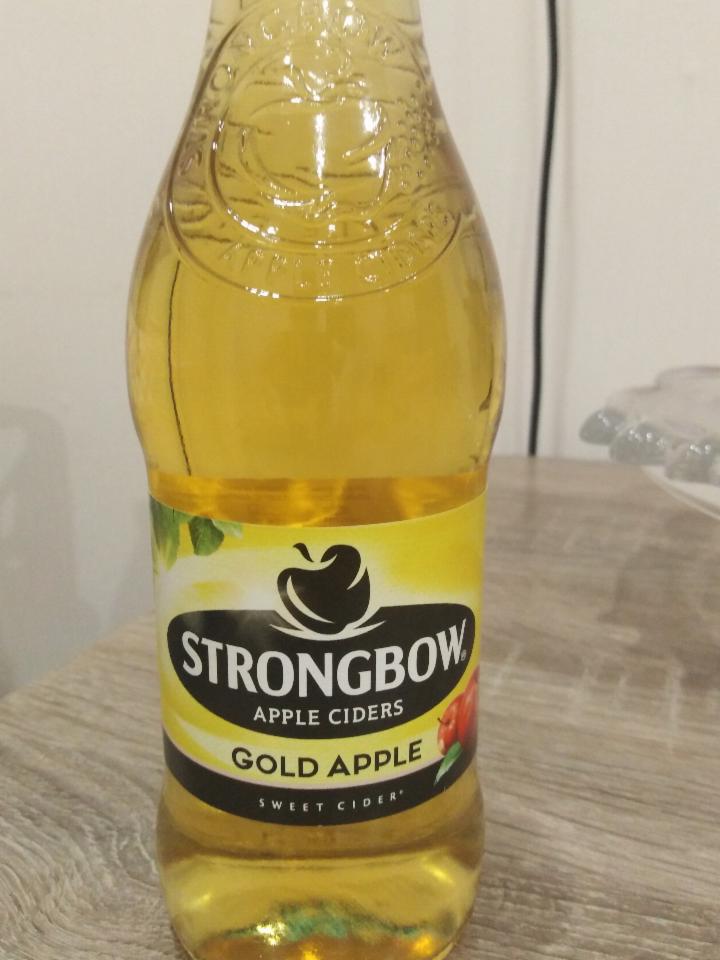 Фото - Сидр газированный сладкий gold appel Strongbow