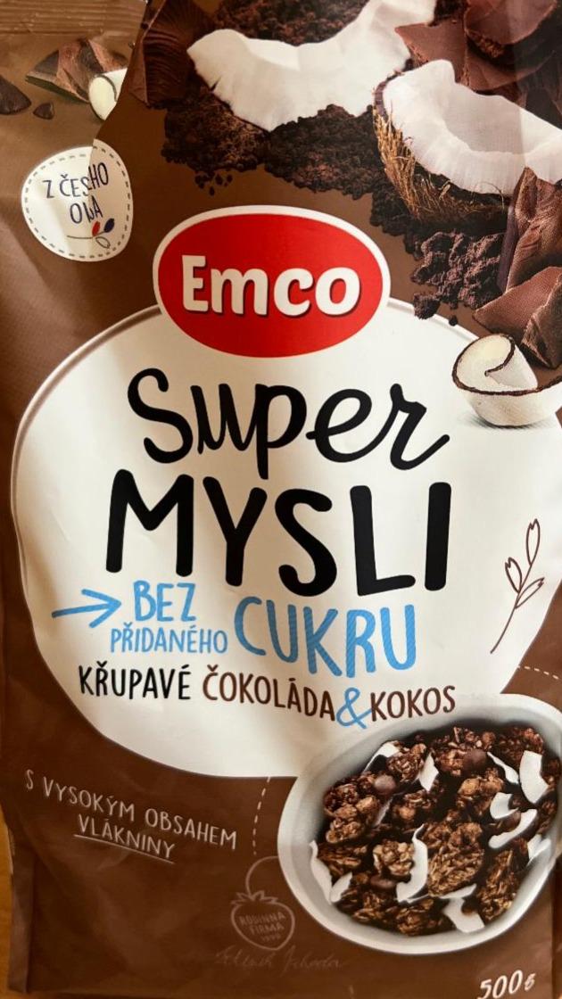 Фото - Super mysli křupavé čokoláda&kokos Emco