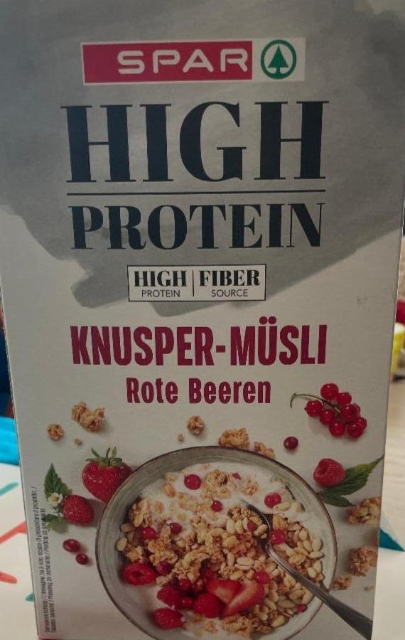 Фото - High protein knusper-müsli rote beeren Spar