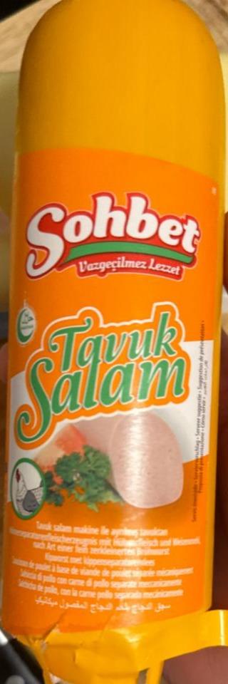 Фото - Salami Tavuk Salam Sohbet Hühnerfleisch