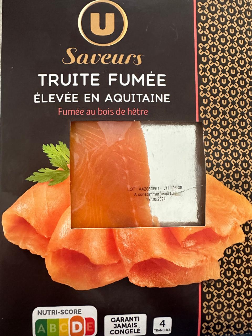 Фото - Truite fumée Saveurs