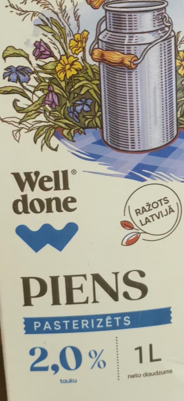 Фото - Piens pasterizēt 2% Well done