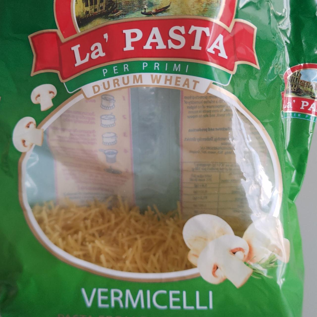 Фото - Durum wheat vermicelli La' Pasta