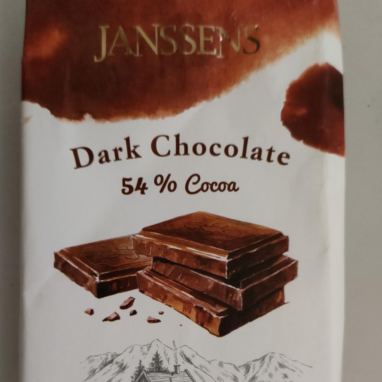 Фото - Dark Chocolate 54% Cocoa Janssens