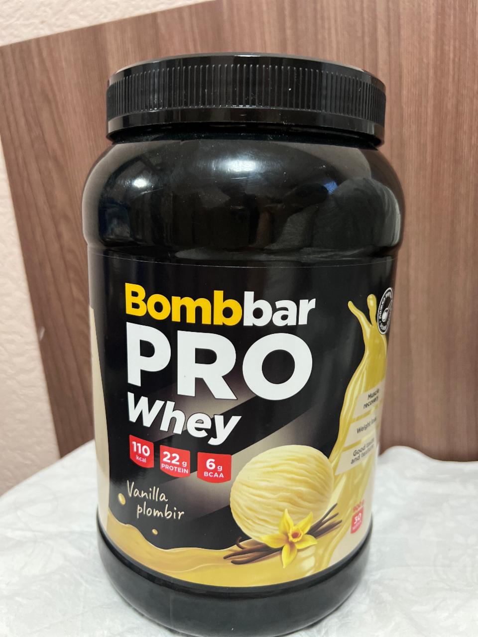 Фото - Protein plombir pro whey vanilla plombir BombBar