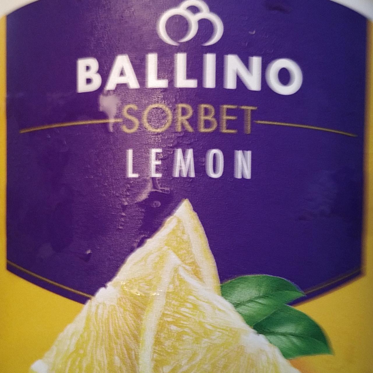 Фото - Sorbet lemon Ballino