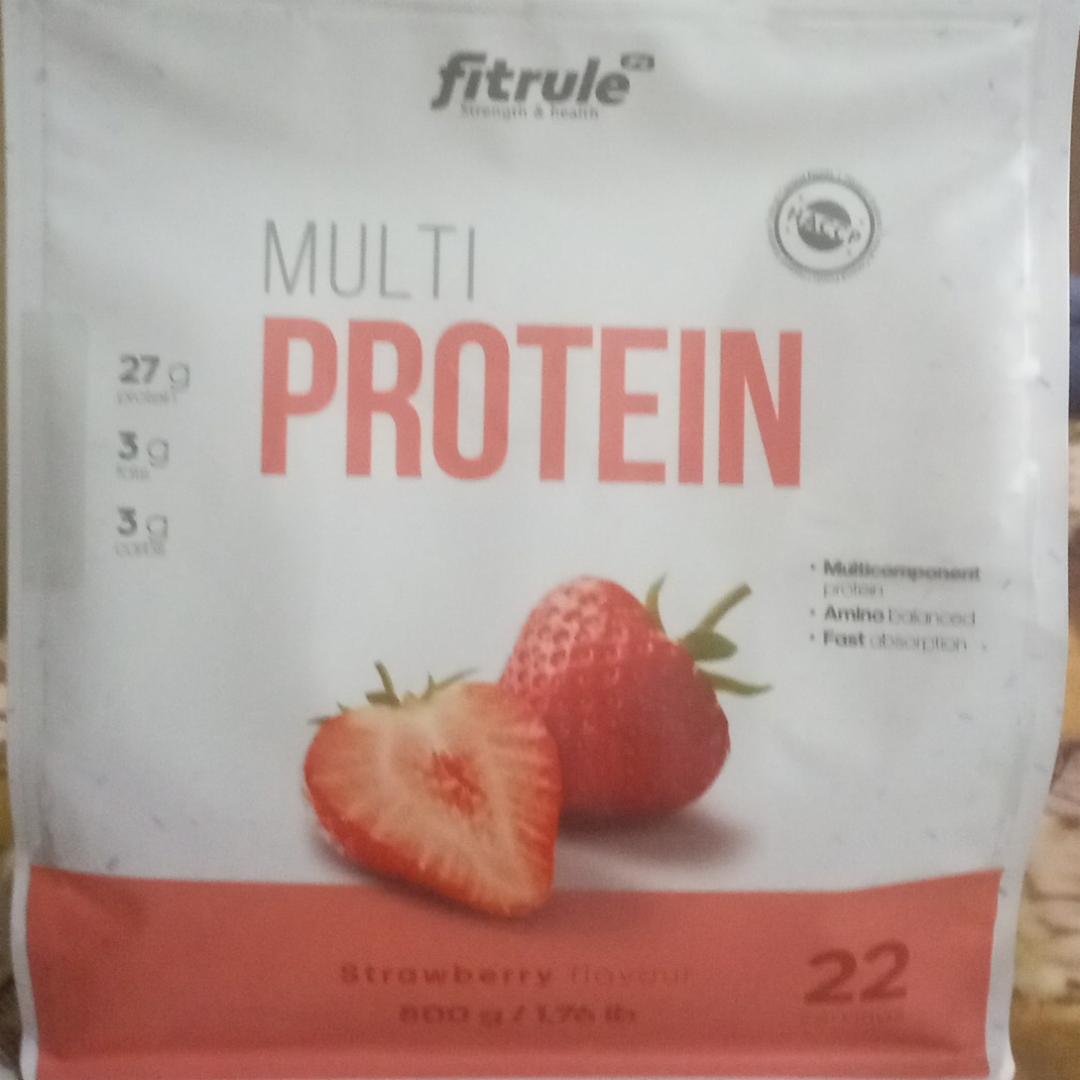 Фото - Multi Protein strawberry flavour FitRule