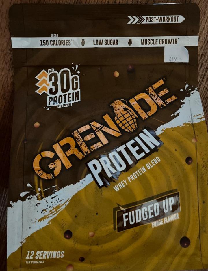 Фото - Protein whey Fudged Up Fudge flavour Grenade