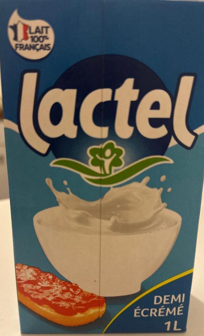 Фото - Lait demi ecrémé Lactel