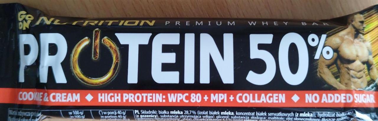 Фото - Nutrition protein bar 50% Go On!