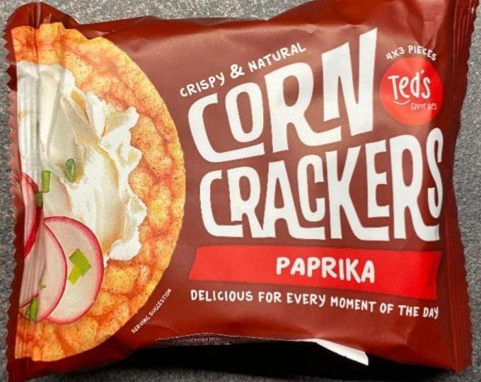 Фото - Corn crackers paprika Ted's